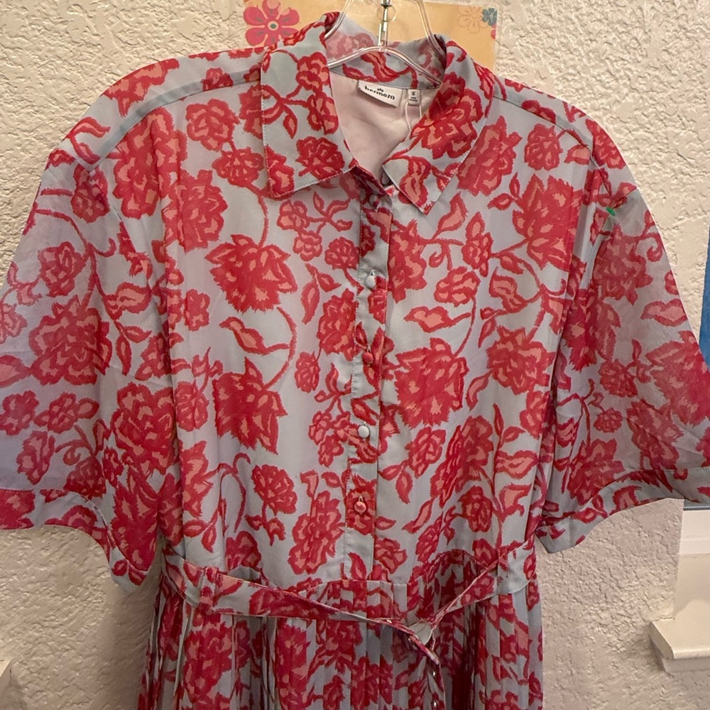 Hermoza Chiffon Floral Maxi Flowy Size Small NWOT Resort, Wedding Guest & Boho - Picture 8 of 17